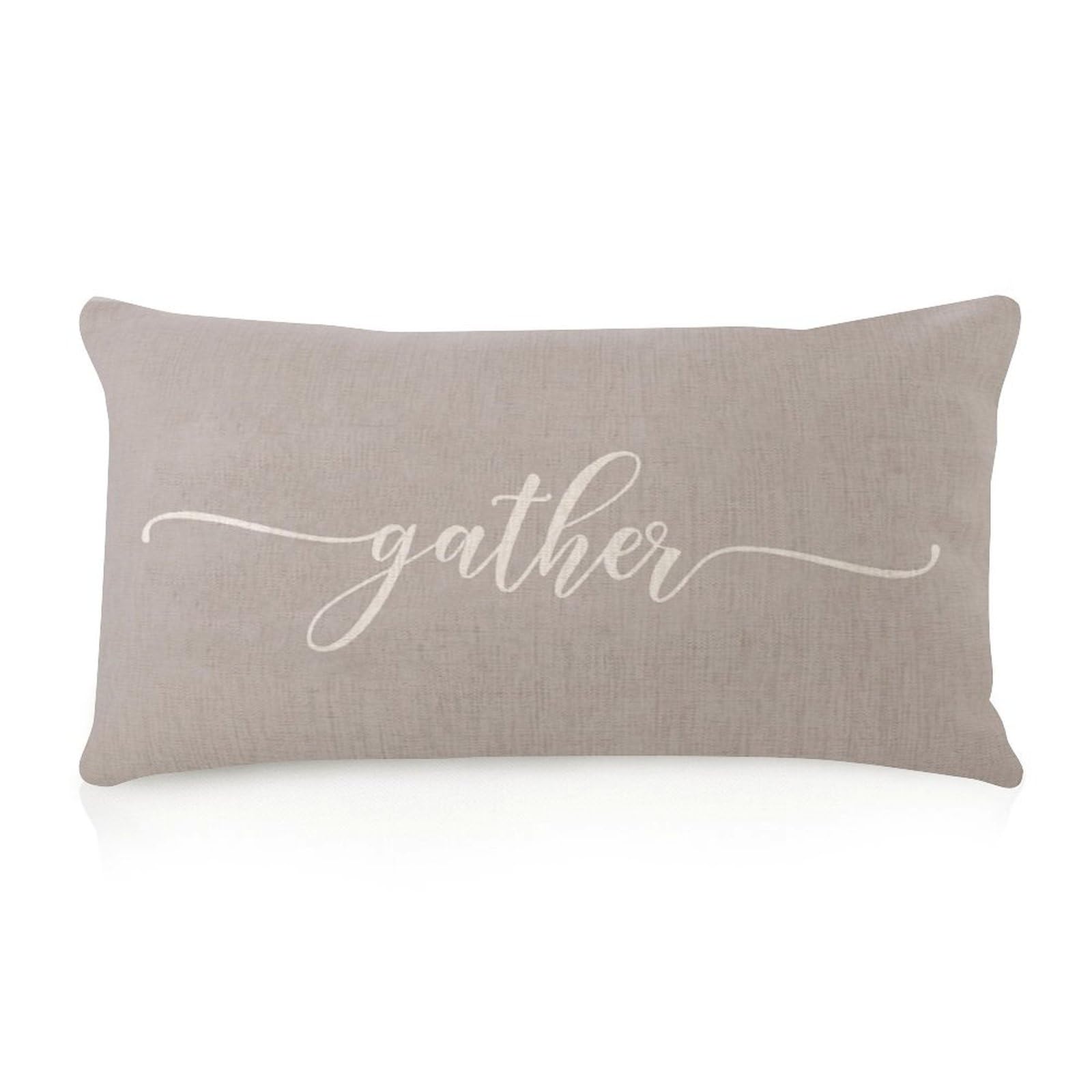 WSDESDEC Modern Body Pillow Case Cover with Zipper 12x20in Gather Spring Decor Body Pillow Case Cover Inspirational Motivational Quote Pillowcase for Bench Office Porch