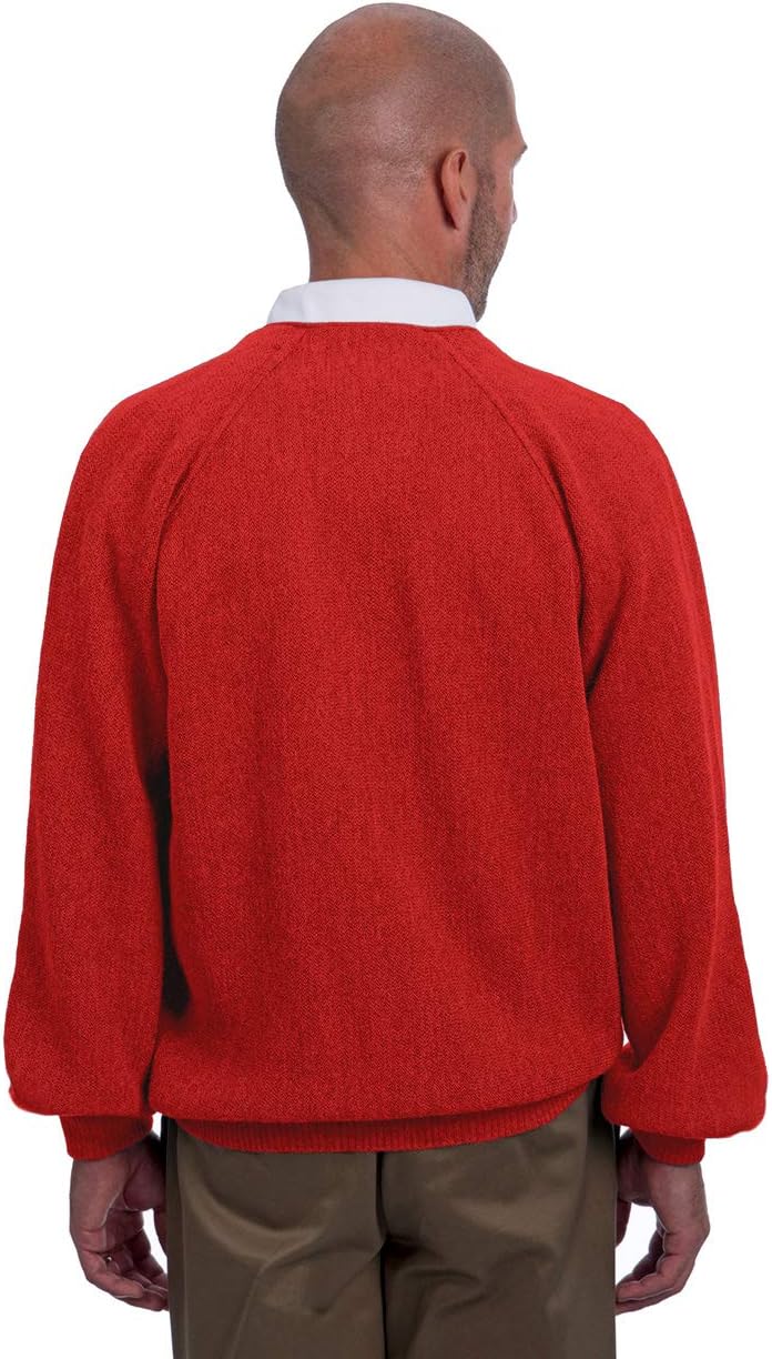 Alpaca Golf – Men's Retro Pro 100% Pure Alpaca Cardigan, Breathable, Lightweight, Cozy & Luxurious Vintage Golf Sweater - Image 3