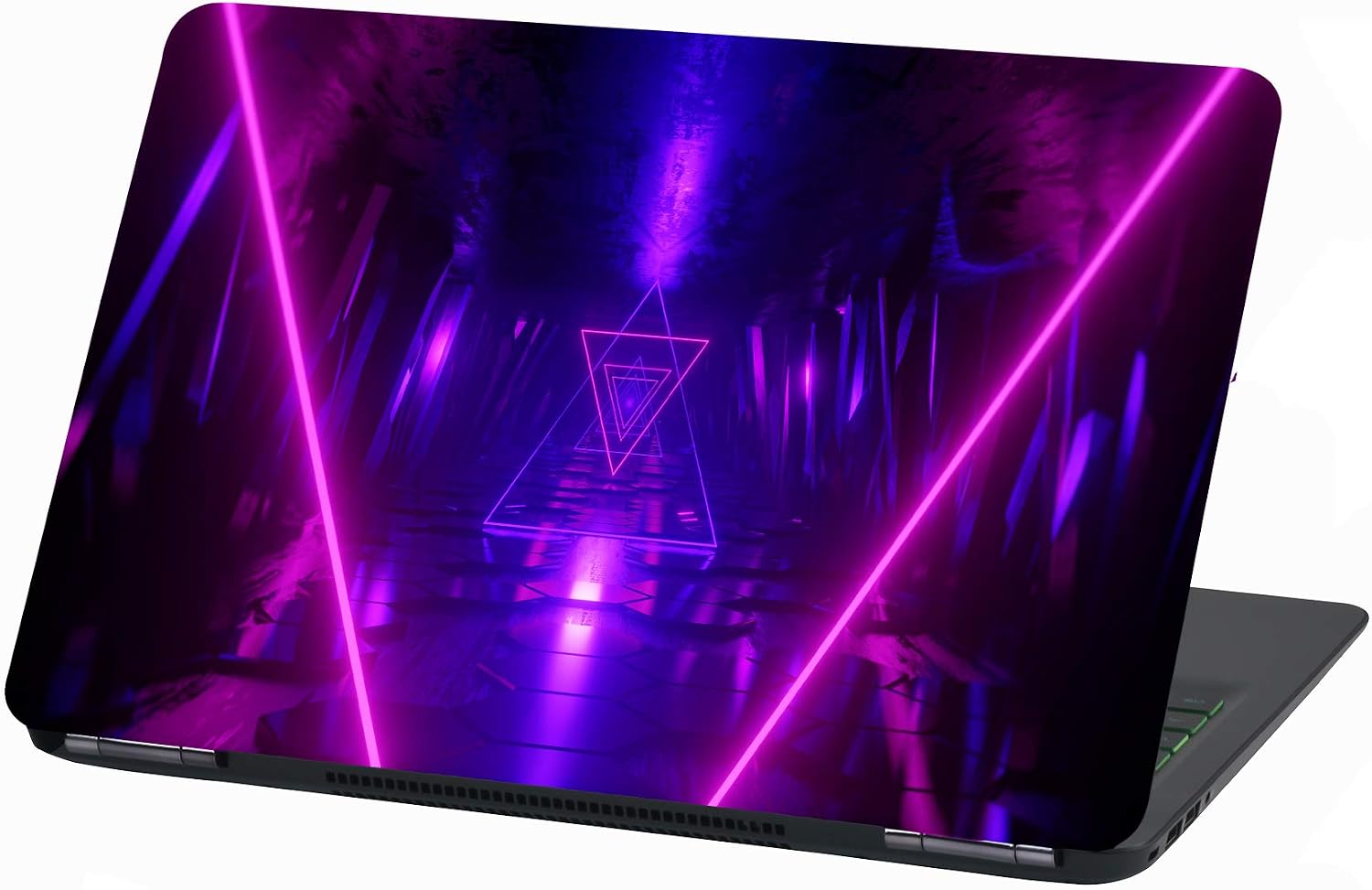 Finest Folia LP17 Neon Light 17 inch laptop skin with glowing neon abstract artwork