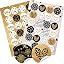 Sticker Set 48 Pieces, Hearts, Christmas