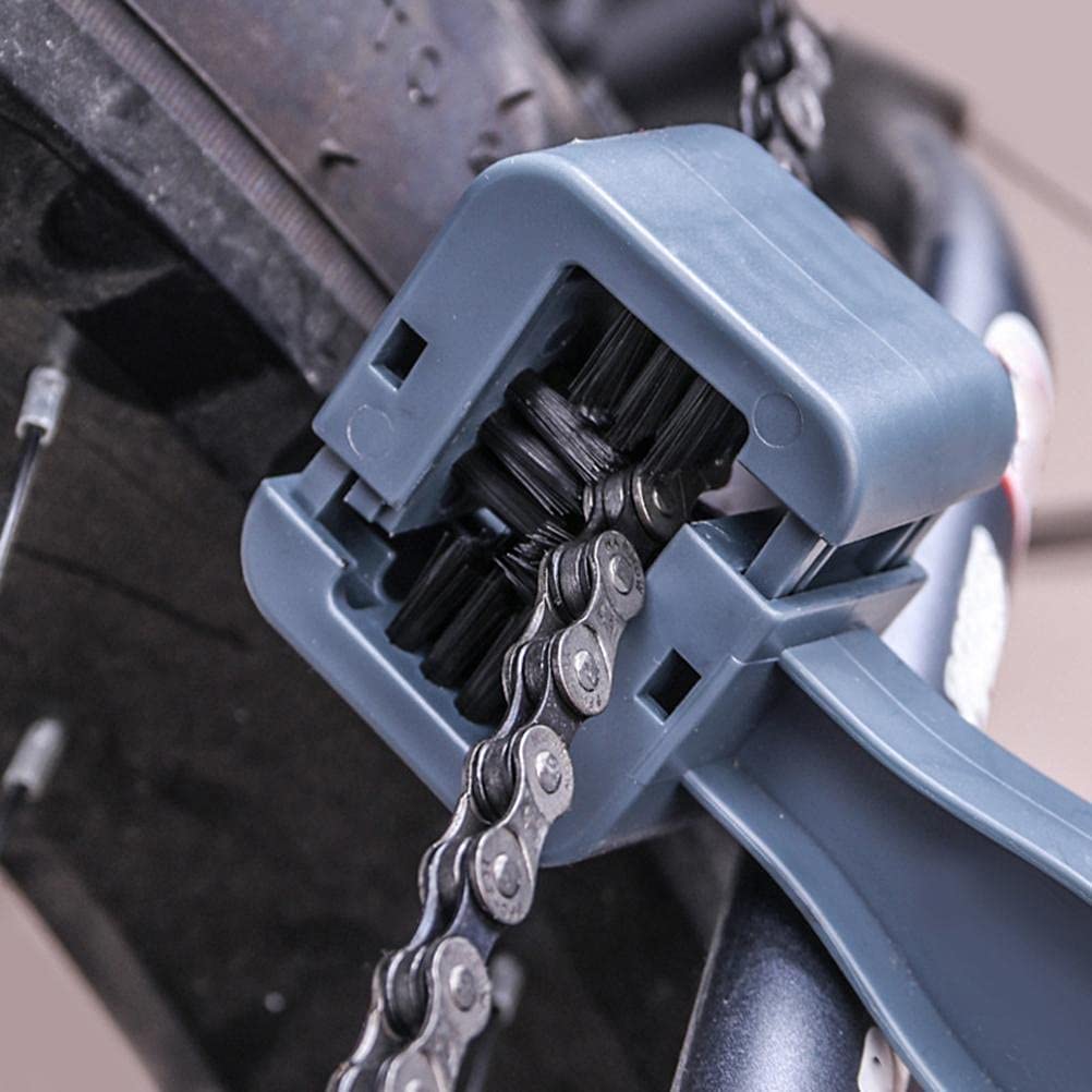 3 szt. plastikowa szczotka do czyszczenia łańcucha rowerowego, zestaw narzędzi do czyszczenia łańcucha rowerowego, szczotka do czyszczenia łańcucha 360 stopni