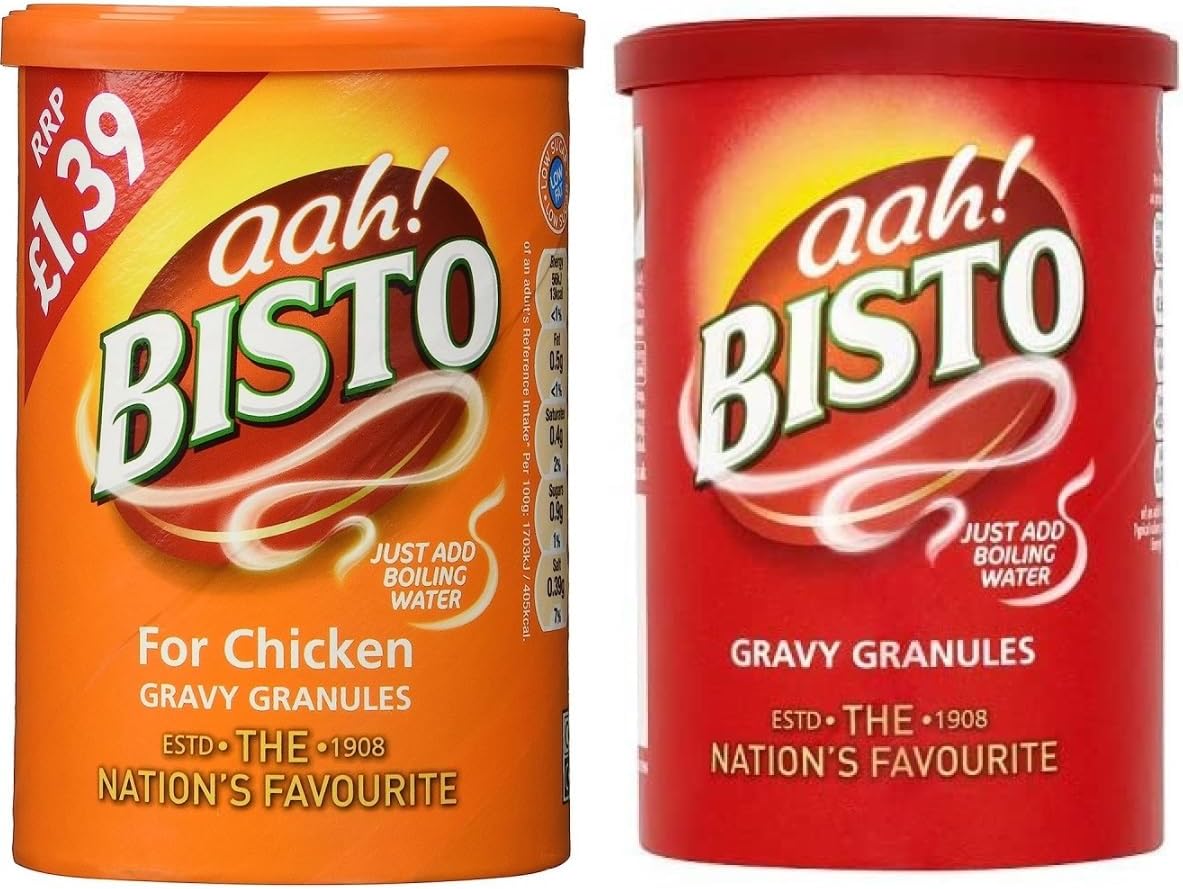 HABP GLOBAL Bisto Beef Gravy Granules and Chicken Gravy Granules 190g Combo pack