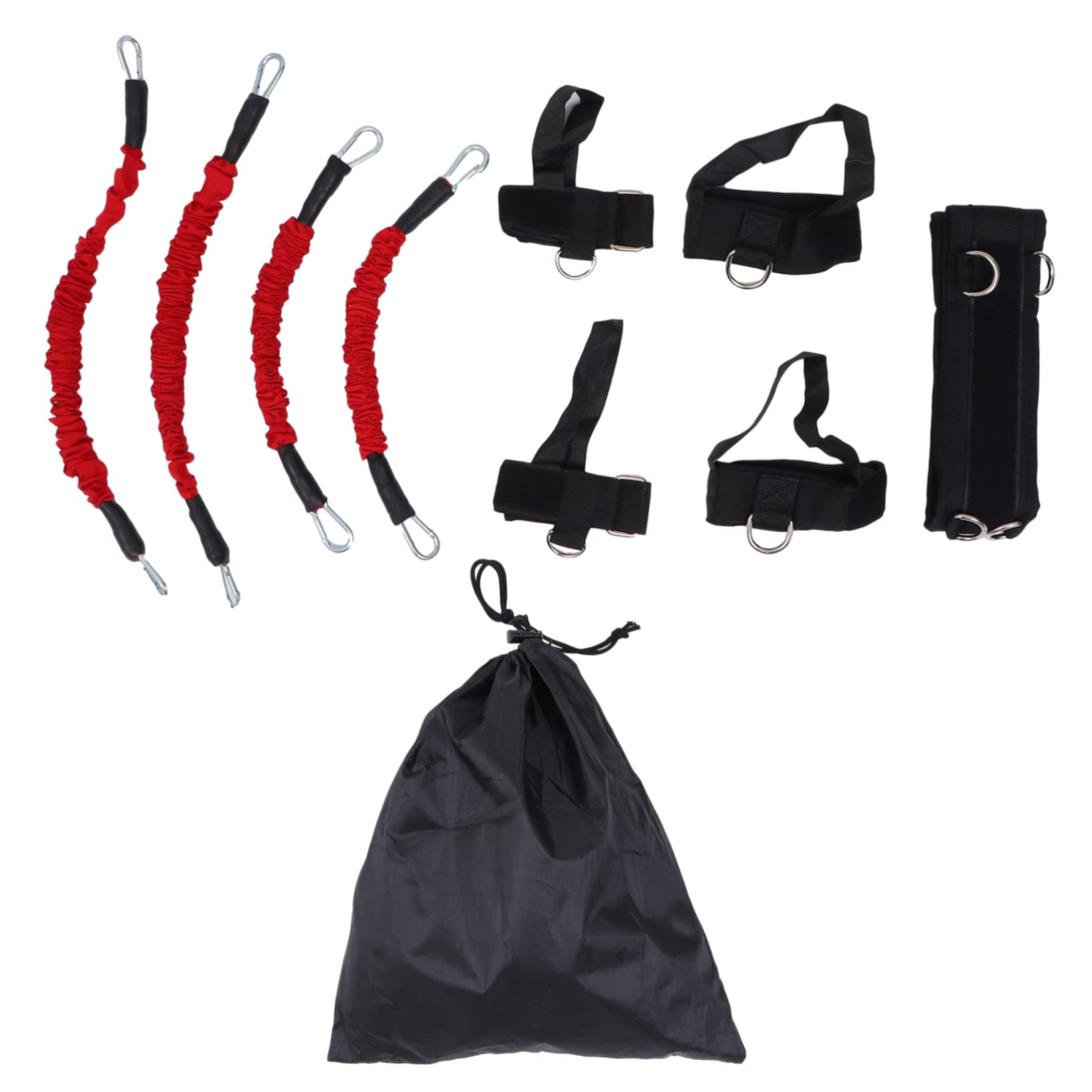 1 Set Bandes de Résistance Oxford Tresse Élastique pour Entraînement Musculaire et Boxe
