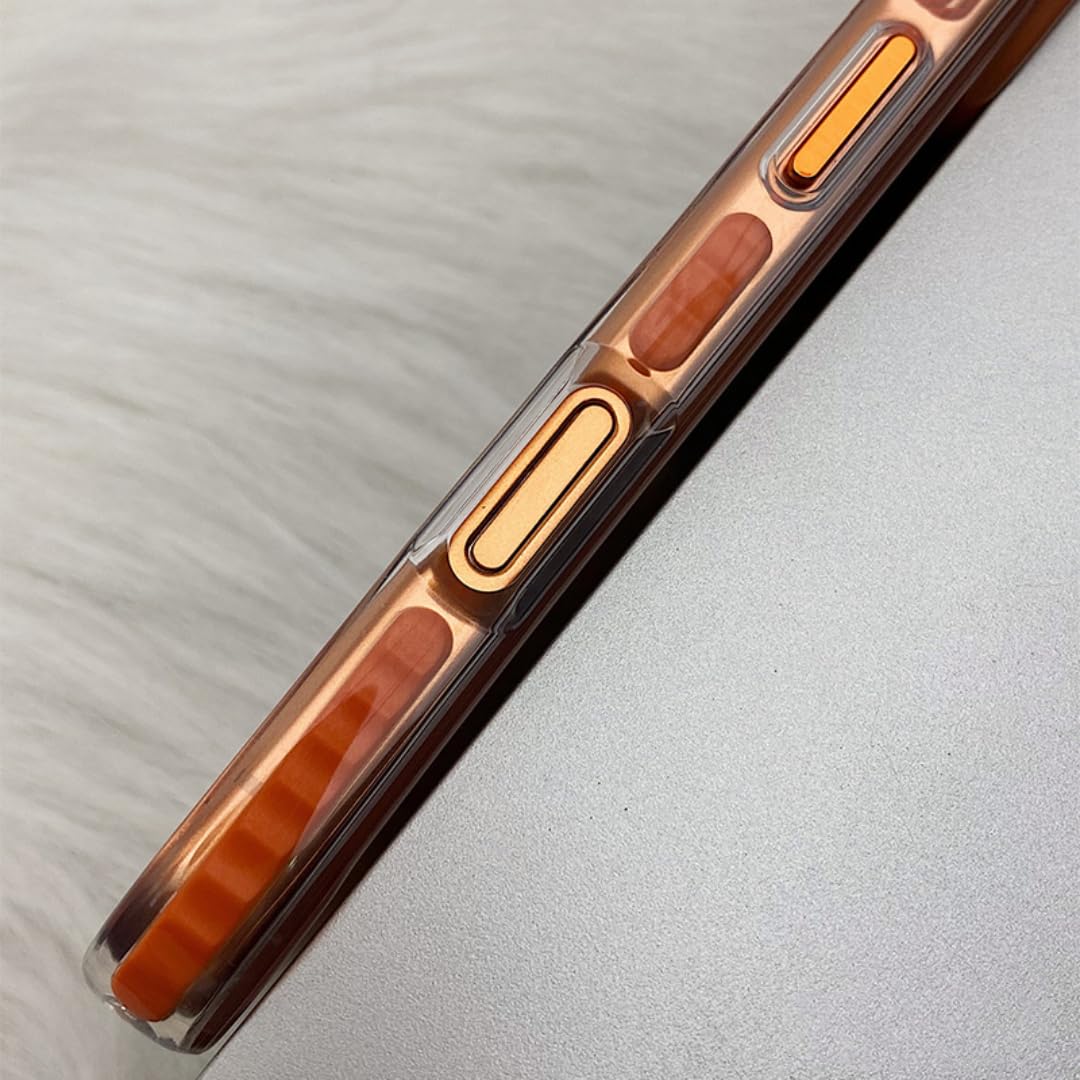 Etui magnetyczne na iPhone'a 15 Pro z matowymi paskami i magnetycznym wykończeniem, z funkcją ładowania bezprzewodowego (do iPhone'a 15 Pro/czarne)
