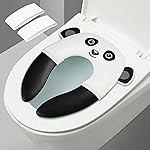 PandaEar Toilet Seat Cover | Folding Travel Toilet Seat for Children and Potty Training | Portable Silicone Toilet Seat for Toddlers, Boys & Girls with Non-Slip Silicone Pads -Panda
