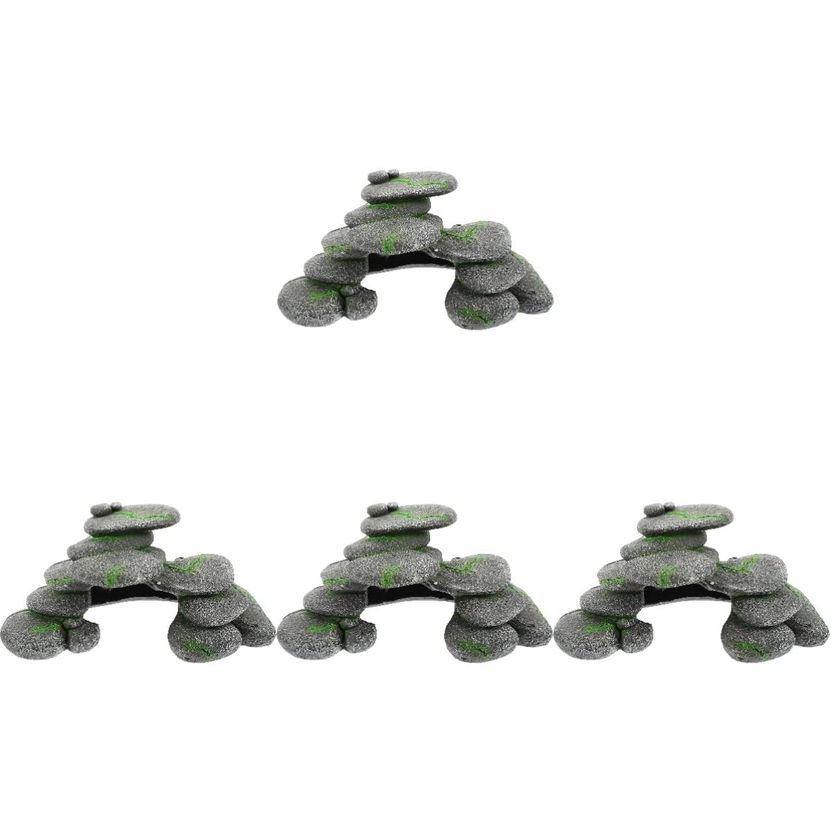 POPETPOP 4 Piezas Plataforma Accesorio para terrario decoración de terrarios para Reptiles rampa de de adoquines Bulbo de Reptil peceras Plataforma Artesanal Resina