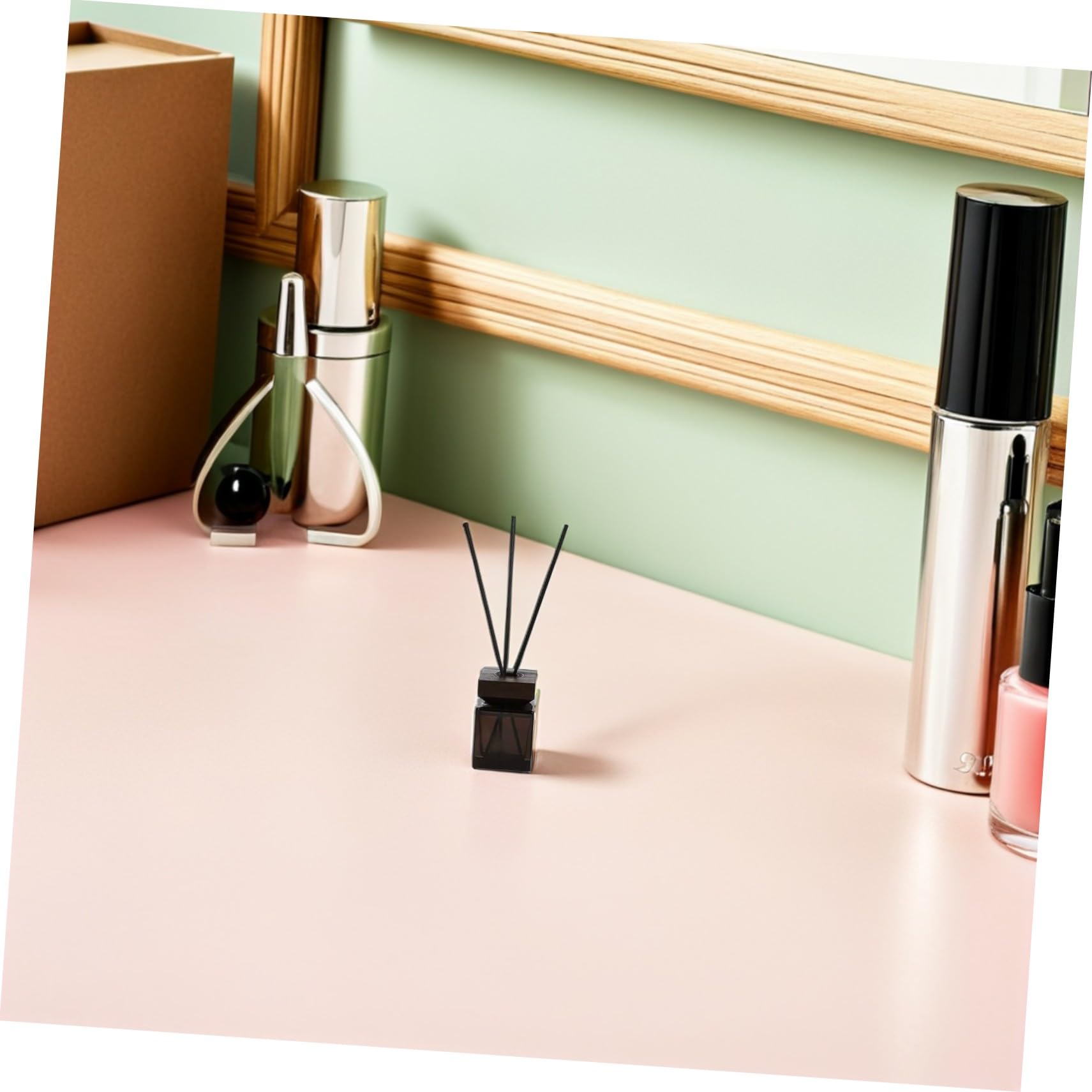 Homoyoyo 2 Set Bottiglia Diffusore Aroma Tappo in Legno di Frassino e Bastoncini in Rattan Contenitore Vuoto per Aromaterapia senza Fiamma Elegante e Sicuro per Casa e Ufficio