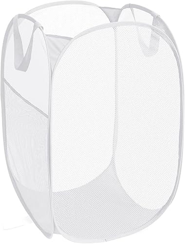 Miniatura 88 de Cestas plegables duraderas para lavandería, cesta desplegable resistente a desgarros para lavandería, cesta de ropa plegable con asas de transporte
