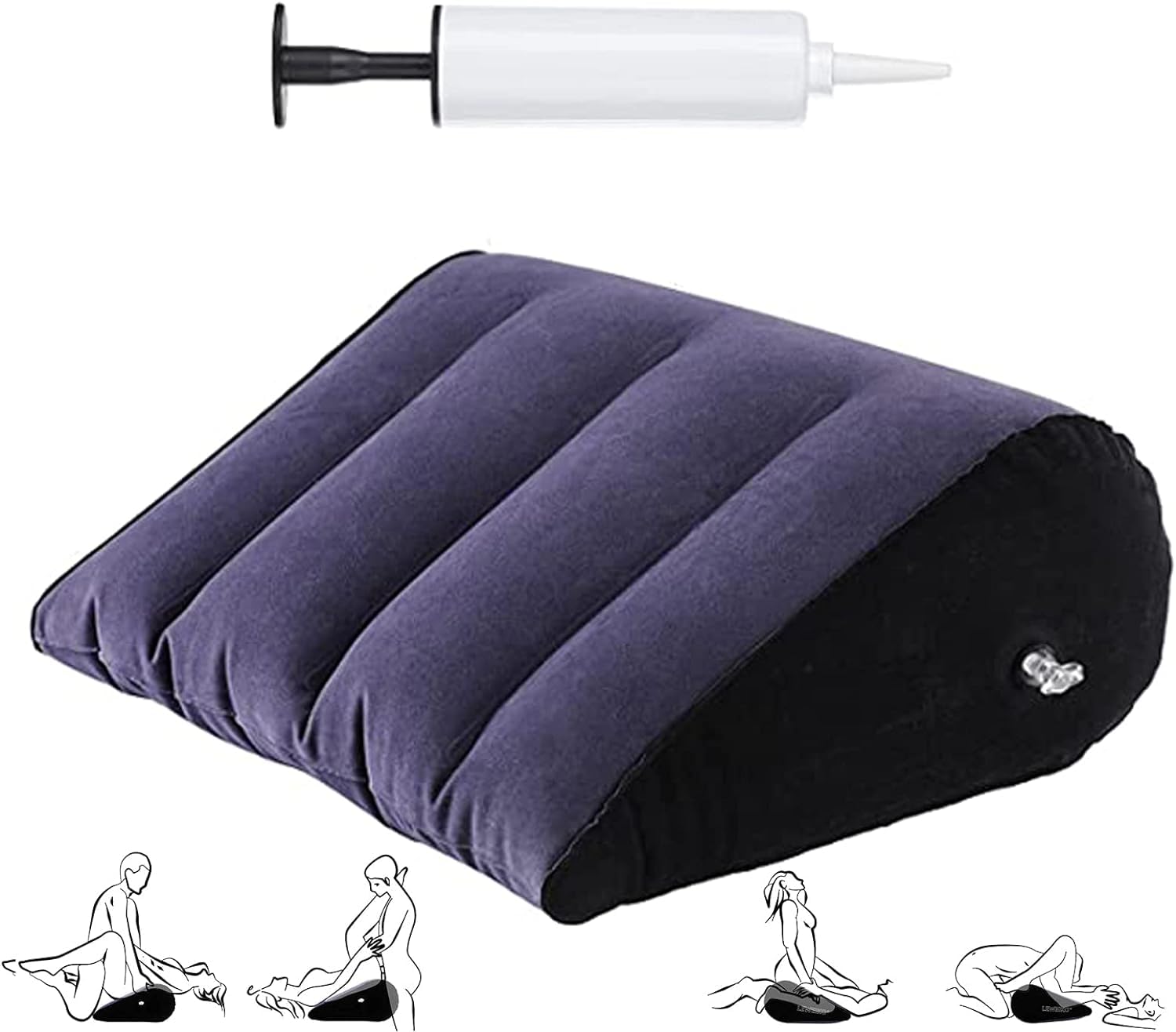 Cuscino Cuneo Gonfiabile VEREM - Portatile, Per Viaggi, Lettura O Supporto Lombare - Foto 8