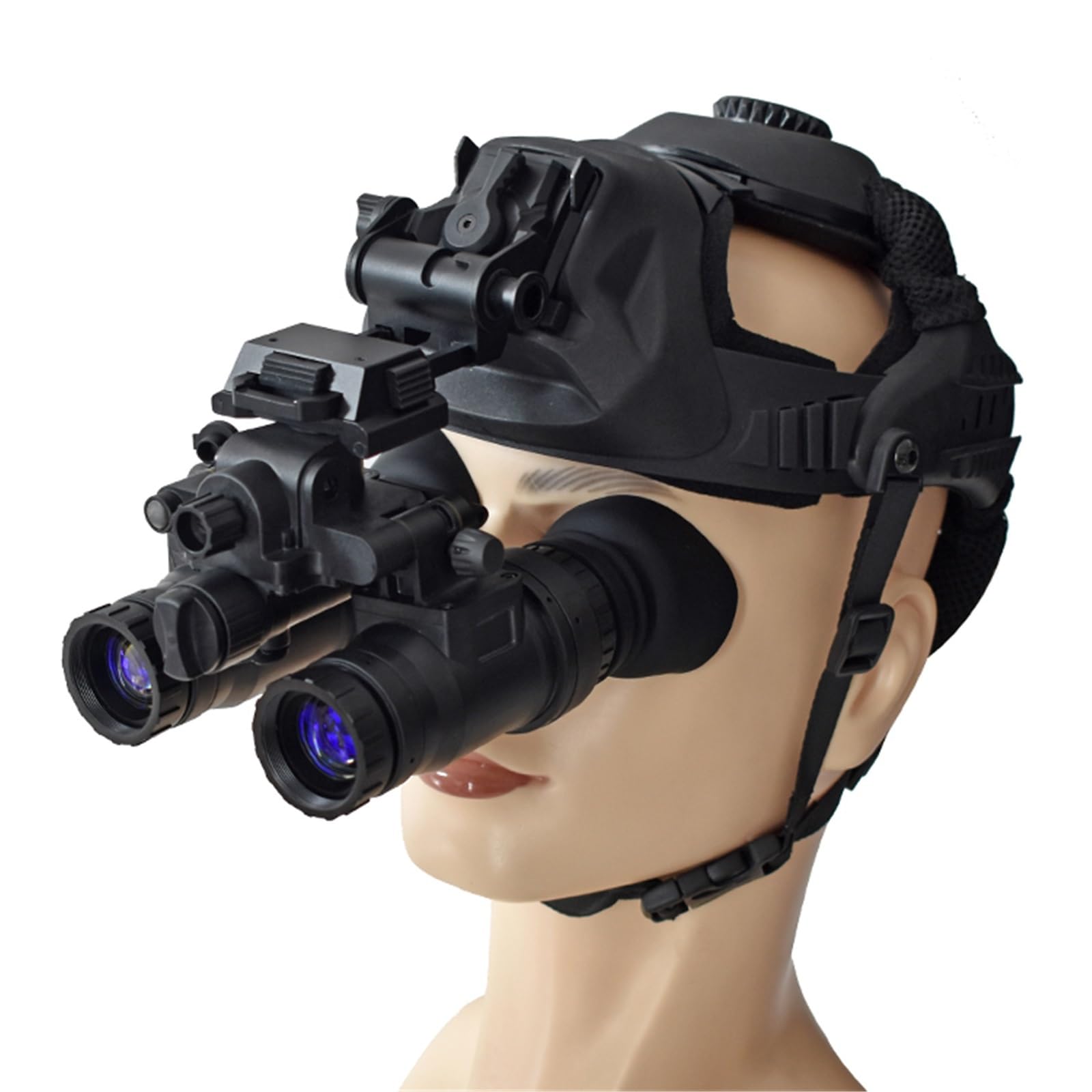 Lunettes de Vision Nocturne, Optique PVS 31 FOV40 degrés Lunettes de Vision Nocturne NVG Jumelles de Vision Nocturne boîtier avec Tube Gen 2+(Housing Kit)