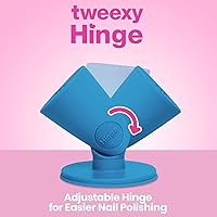 Vista 2 de tweexy Hinge Untippable Nail Polish Bottle Holder Anti-Spill Nail Polish Holder Stand, Tilted, IntelliStick Airlock Suction Fingernail Painting