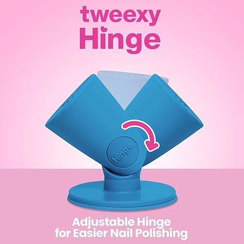 Miniatura 2 de tweexy Hinge Untippable Soporte para botella de esmalte de uñas  Soporte para esmalte de uñas antiderrames, inclinado, succión IntelliStick Airlock