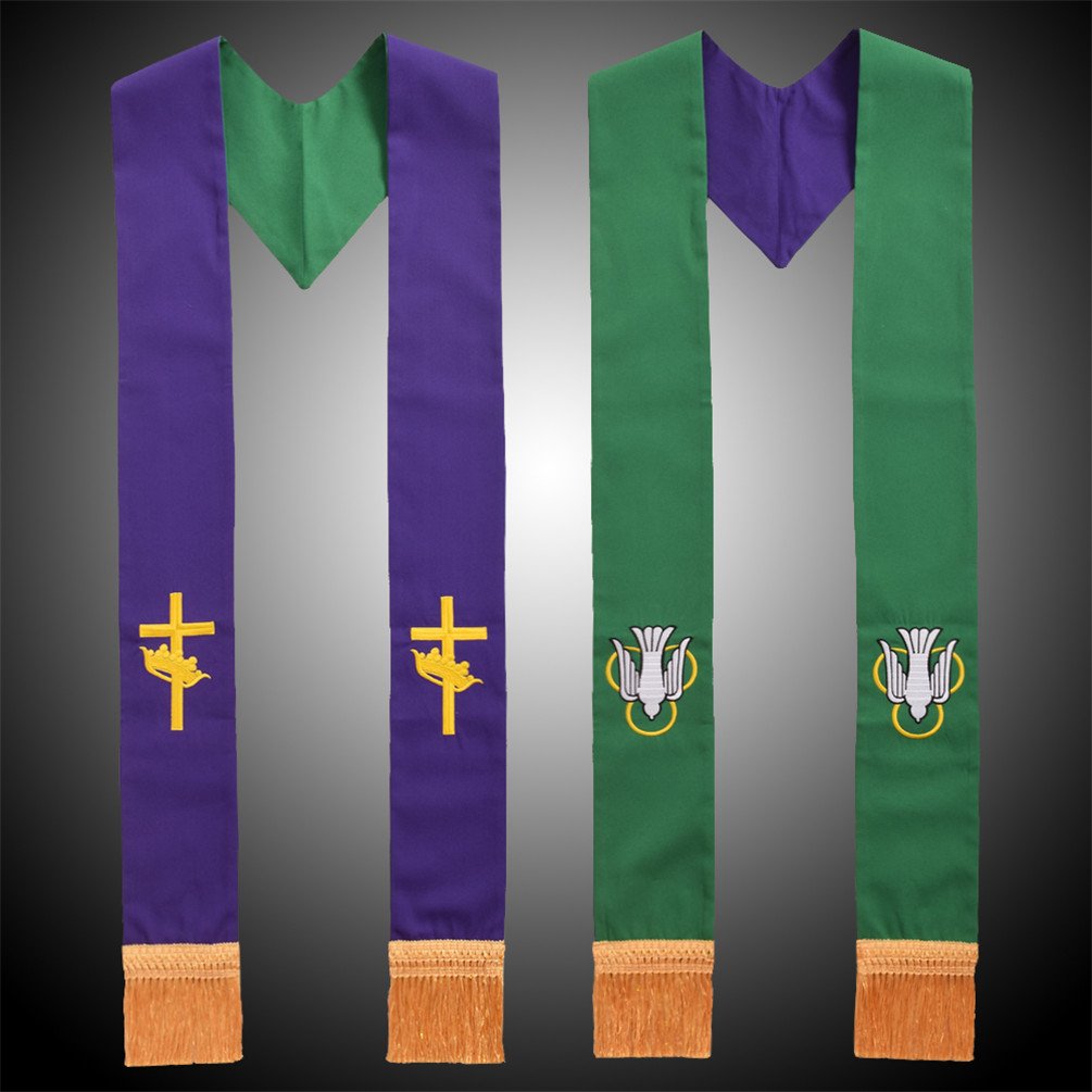 BLESSUME Bl-1 étole liturgique réversible Homme (lot de 1)