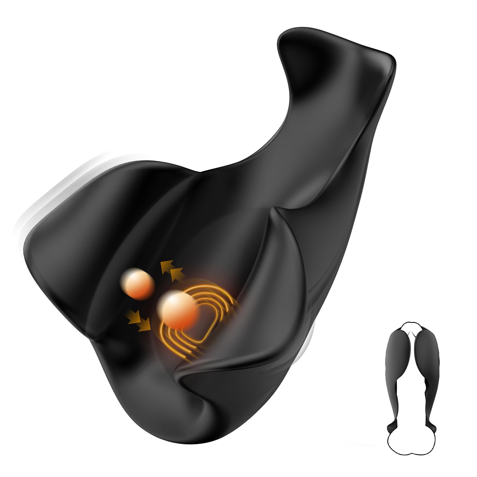 Sex Toys for Men Penis Sleeve Male Vibrator - Male Masturabtor Air Stroker Glans Training with 9 Vibrating