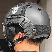 Vista 7 de ATAIRSOFT Casco táctico rápido para paintball y airsoft tipo PJ