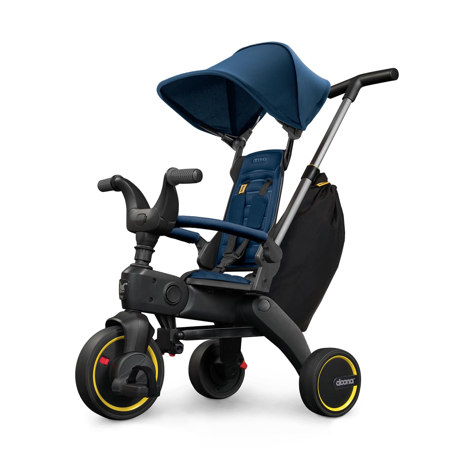 Doona Liki Trike S3 - Premium Foldable Trike for Toddlers, Kids/Baby Tricycle Stroller with Cushion Seat, UPF 50+ Sun Protection & Harness, Parental Control, Ages 10 Months to 3 Years, Royal Blue-image-35
