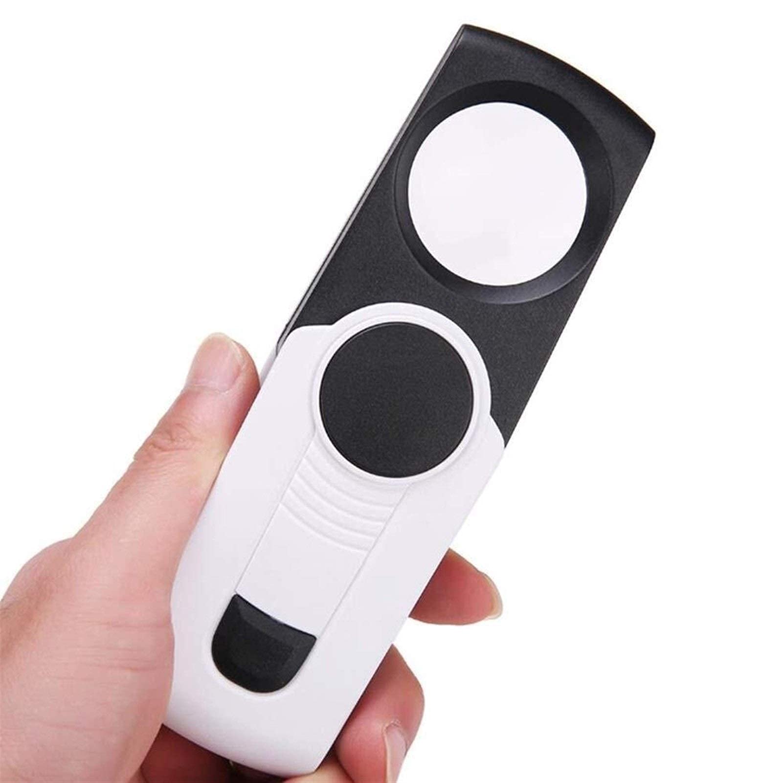 asdchZen Led 8 Times Magnifying Glass Handheld Portable Reading Magazine Antique Magnifying Glass Beauty Comes