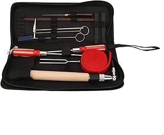 JOPESA Piano Tuning Tool Kit, Durable Piano Tuner Maintenance Tool Set Piano Repair Tool Kit with Case for Piano Repairing for Piano Maintenance/79