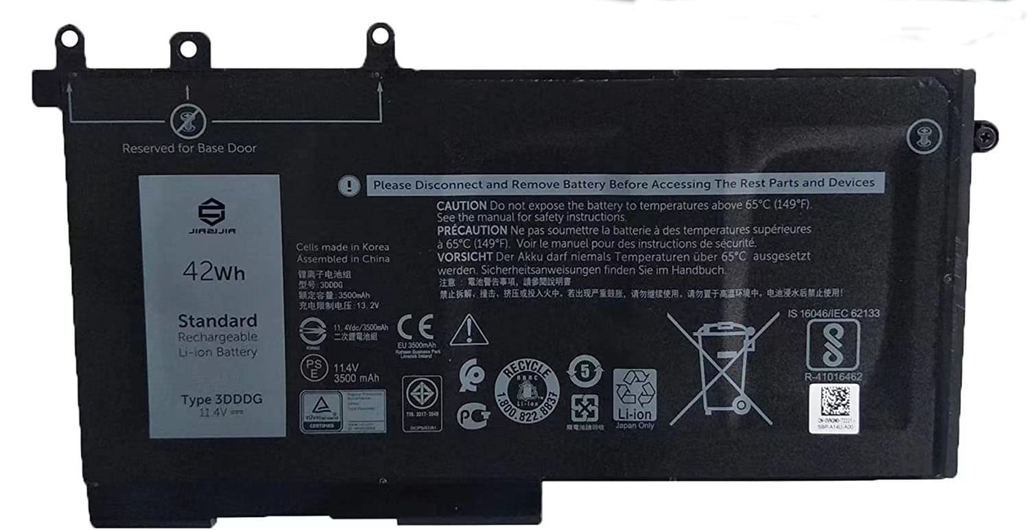3DDDG 80JT9 3VC9Y Battery Replacement for Dell Latitude 5280 5288 5480 5490 5580 5590 5491 5591 5488 5495 Precision 3520 3530 Series 080JT9 03VC9Y