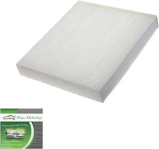Cabin Air Filter for Toyota Tacoma (2005-2017),Dodge Dart (2013-2016),Pontiac Vibe (2003-2008),Replac CP374,CF10374,87139-YZZ09 (White,1 Pack)