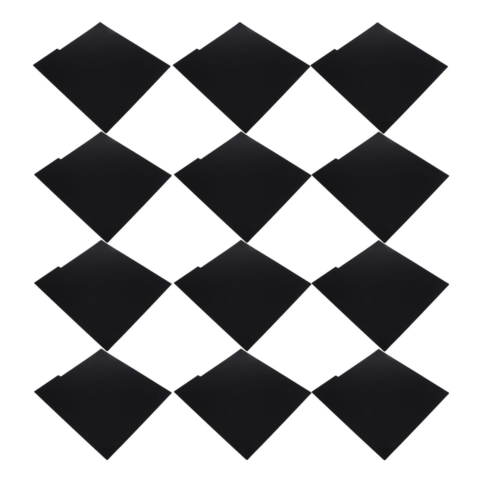 Divisor de tarjetas de plástico para discos de vinilo FRCOLOR, separadores negros de 15 unidades