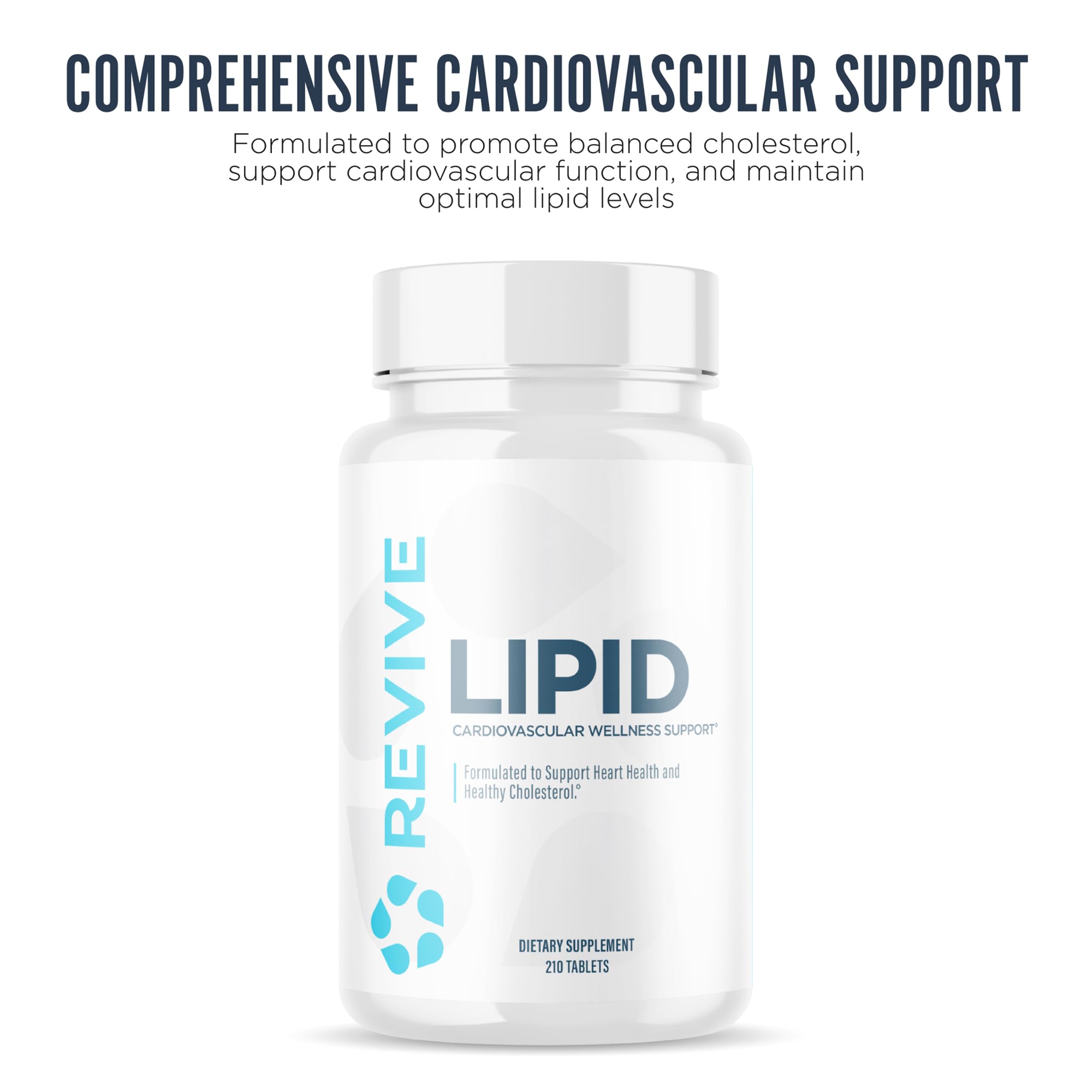 Revive MD Lipid Support Formula - Supplement Helps Maintain Healthy Cholesterol Levels, Endothelial Health & Triglyceride Levels - Beta Sitosterol, Citrus Bergamot & Pantethine (30 Servings) — Amazon image 3