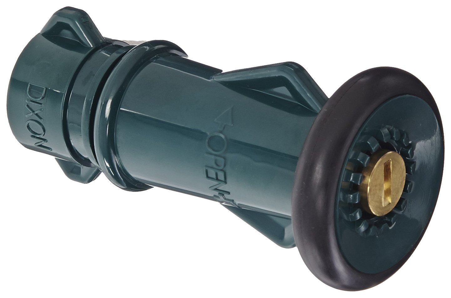 Dixon FNB75GHTGD Brass Constant Flow Nozzle Display, 3/4" GHT, Green