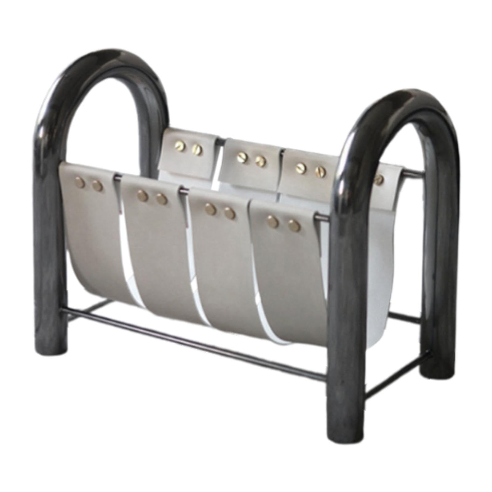 CALANDIS Magazine Holder Brochures Documents Storage Rack for Office Bathroom Offices White | Magazine Racks | Home Organization | Household Supplies & Cleaning-image-30