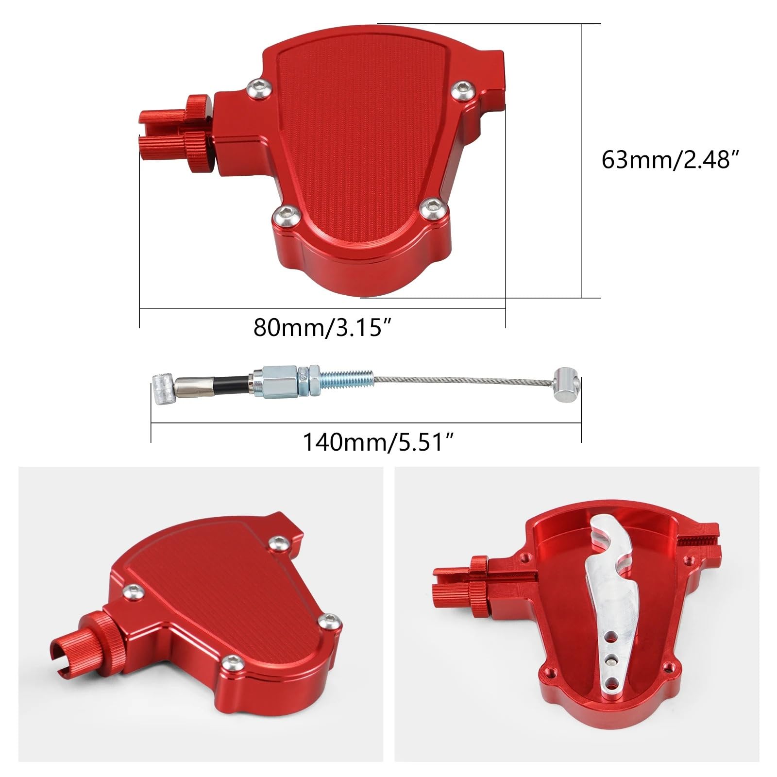Zestaw linki sprzęgła motocykl Pasuje do Honda XR650R 2000-2007 CRF230L CRF230F CRF150R CRF250R CRF250X CRF450R 2008-2016 sprzęgło kaskaderskie łatwe ciągnięcie System kabli(Blue)
