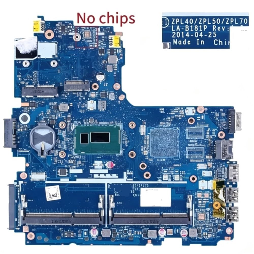 Scheda Madre Del Laptop Adatto for HP Probook | 440 450 G2 ZPL40/ZPL50/ZPL70 LA-B181P Scheda madre del notebook UMA I3 I5 4a/5a CPU 799552-601 Test(UMA i3-5th Gen)