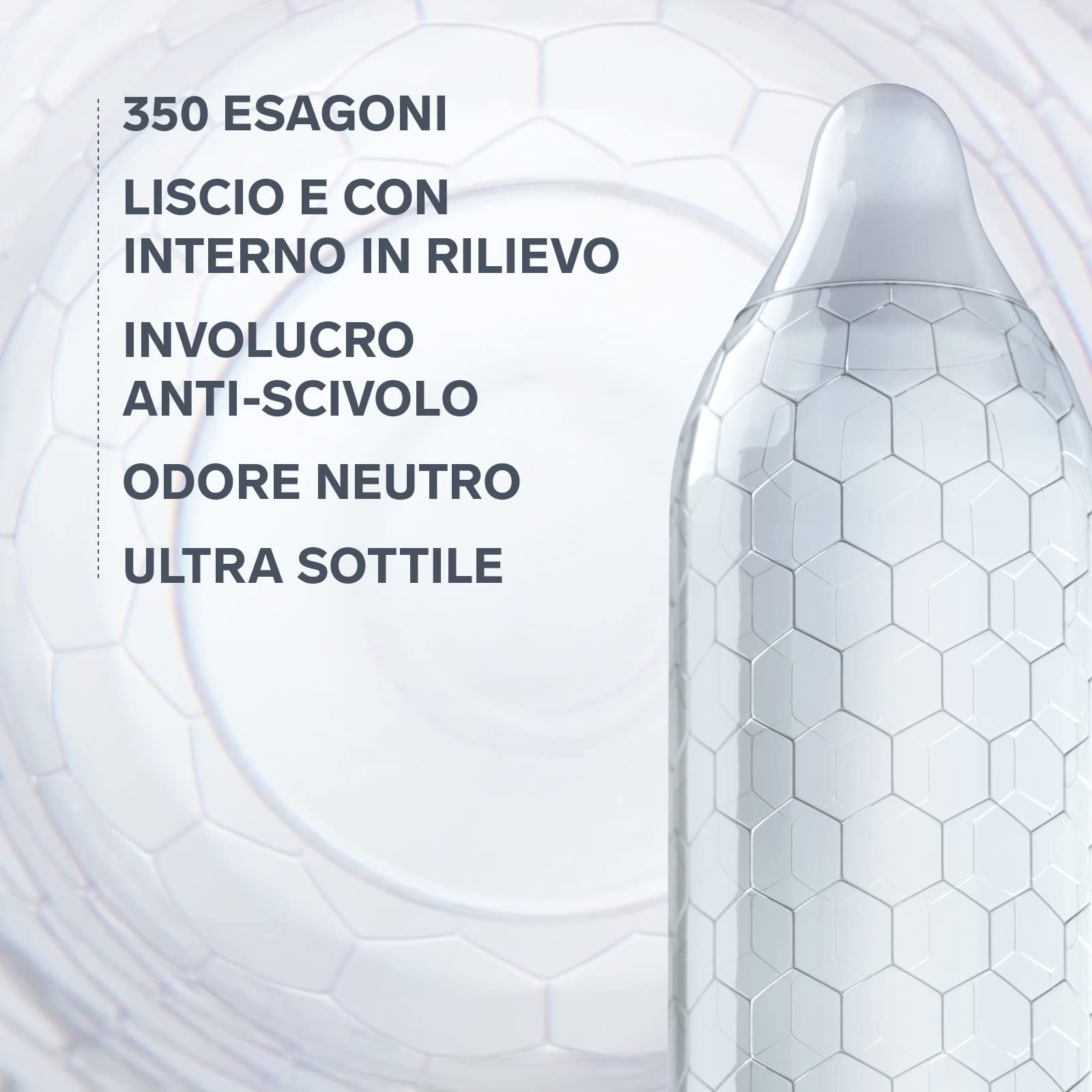 LELO HEX Respect XL Preservativi Grandi Extra Rinforzati, Profilattici Sottili e Robusti in Lattice, Diametro 58 mm (Confezione da 36)