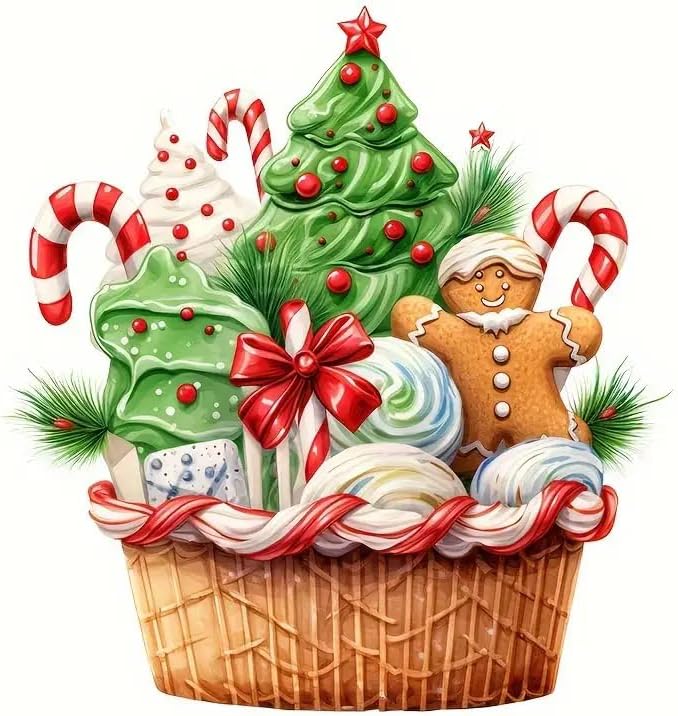 Christmas Gingerbread for Man Toilet Cover Sticker Decals,Fish Bird Flower Leaf Waterproof Toilet Lid Tank Seat Decals Cistern Self-Adhesive Bathroom Wall Sticker