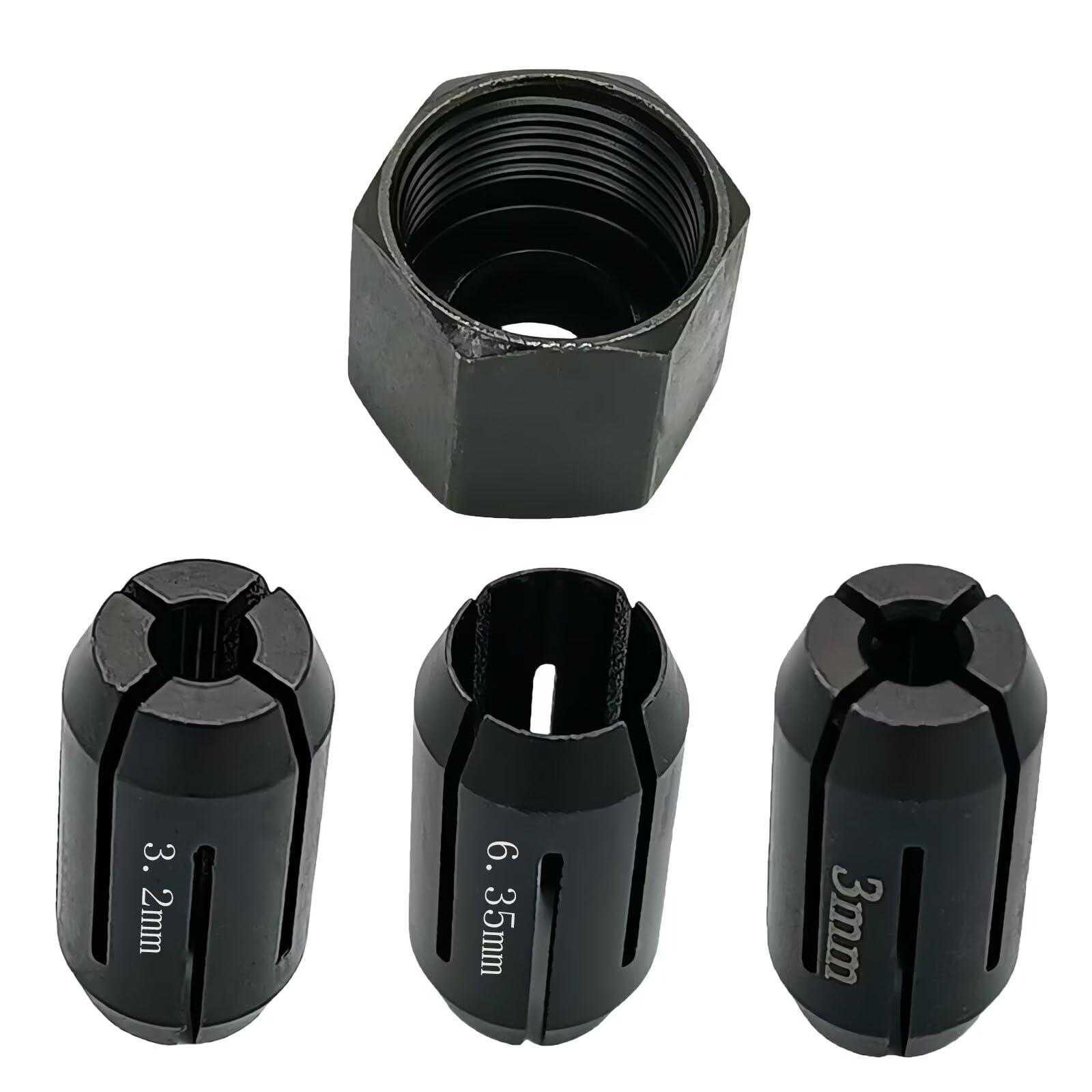389244-00 389243-00 Cut-Out Tool Collet Chuck Replce for DeWalt DC550 DC551 DW660 Palm Router (4 pack)
