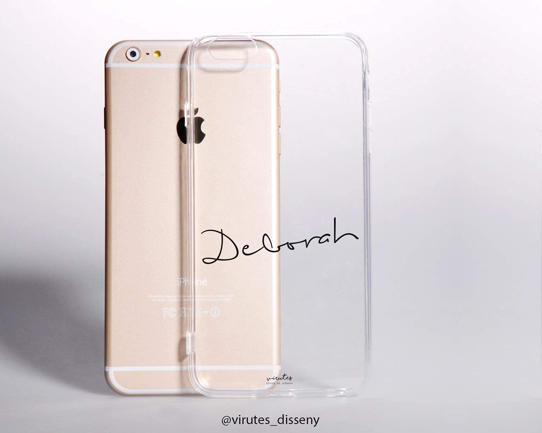 Carcasa Móvil de Silicona con Mensaje Personalizable, Funda Flexible y Resistente para Teléfono