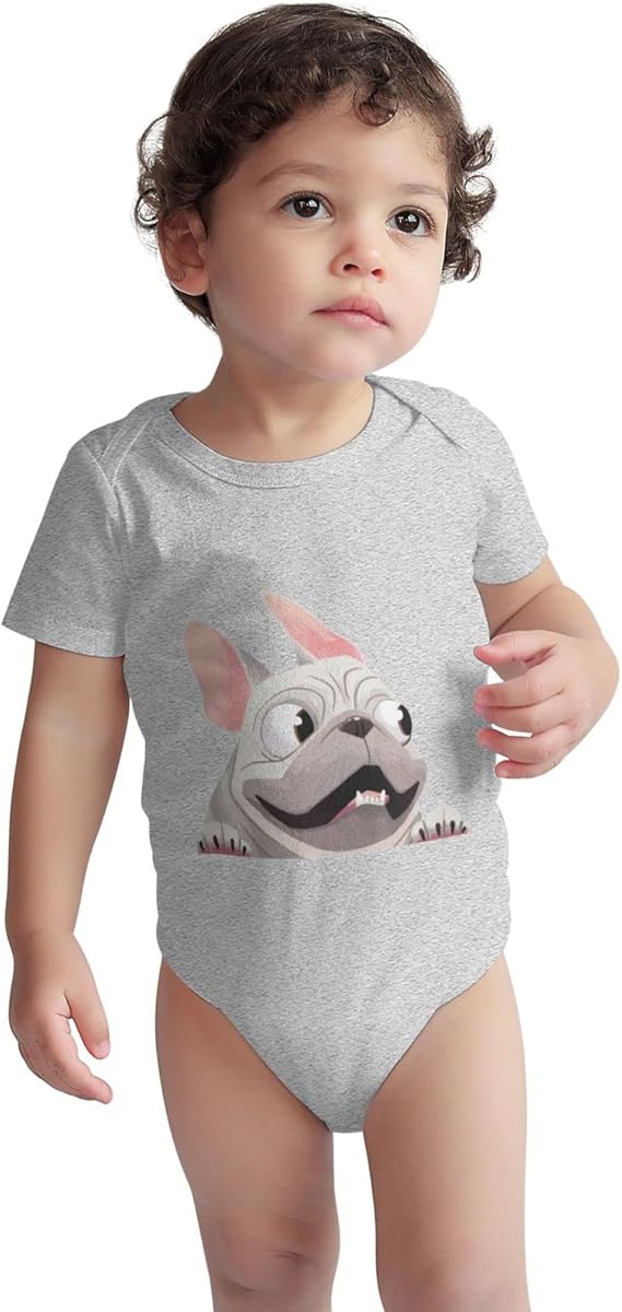 Amazon Co Jp フレンチブルドッグ ロンパース ベビー服 半袖 カバーオール 赤ちゃん 新生児服 可愛い 綿100 女の子 男の子 出産祝い プレゼント 四季兼用 ファッション