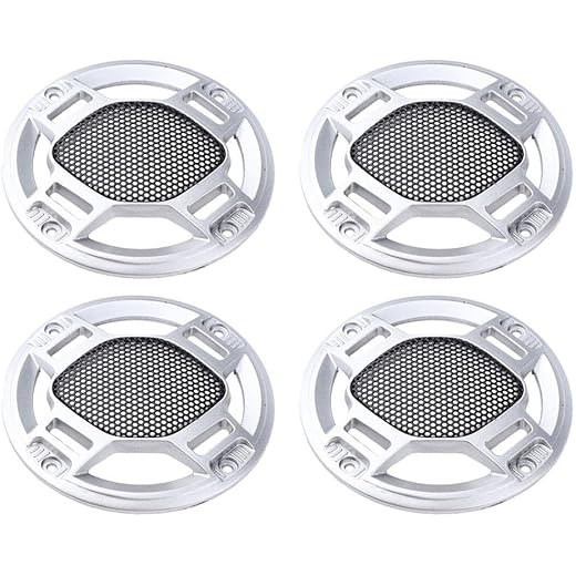 ATORSE 4 Pieces Speaker Grills Cover Case with Screws for Lo