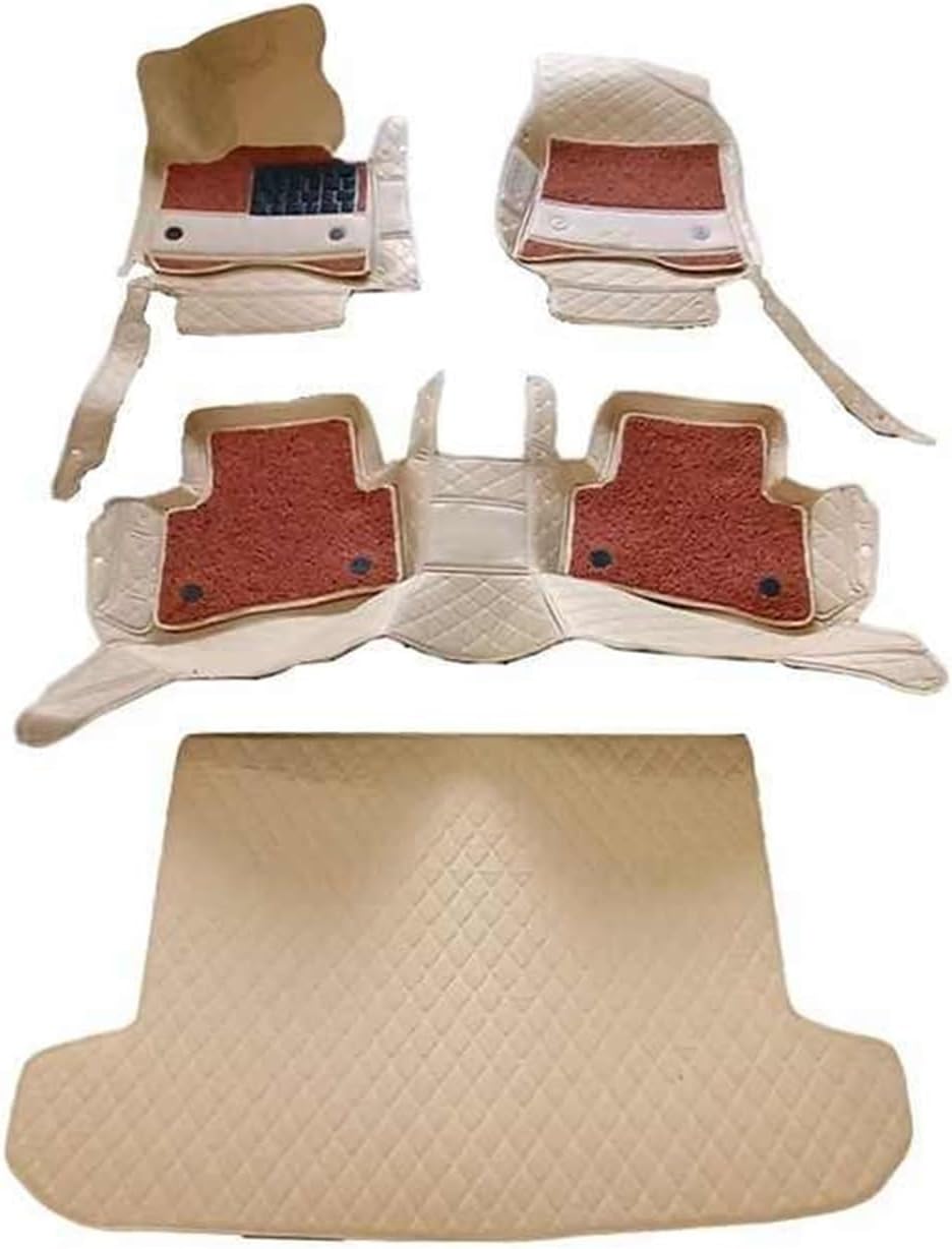 Diamond Leather 7D Non Slip car mat Compatible with Tucson 2018