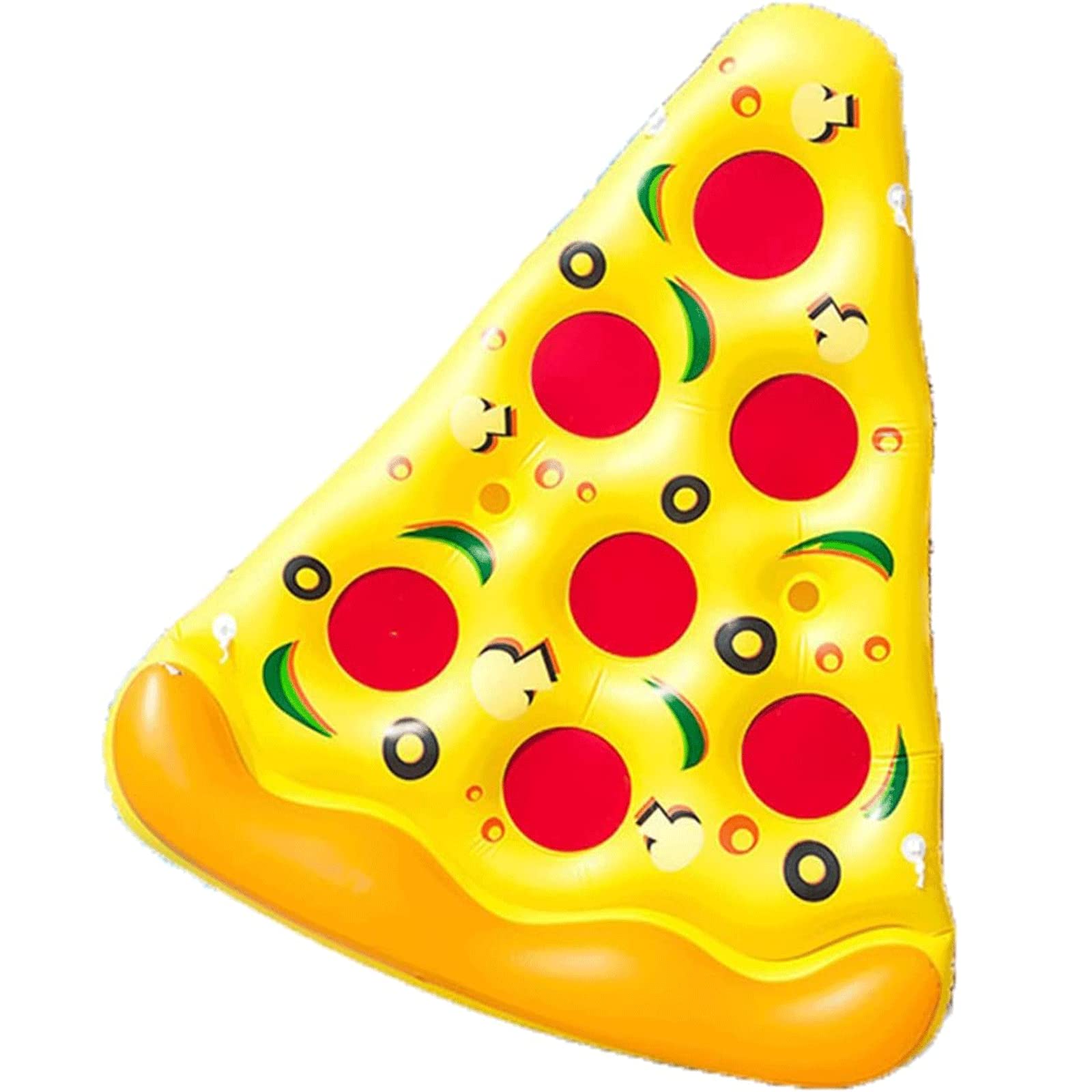 Fila Galleggiante a Forma di Pizza, zattera salotta Sportiva per Acqua Estiva, Galleggiante in Piscina Gonfiabile con Pompa elettrica per la Festa della Piscina LWX