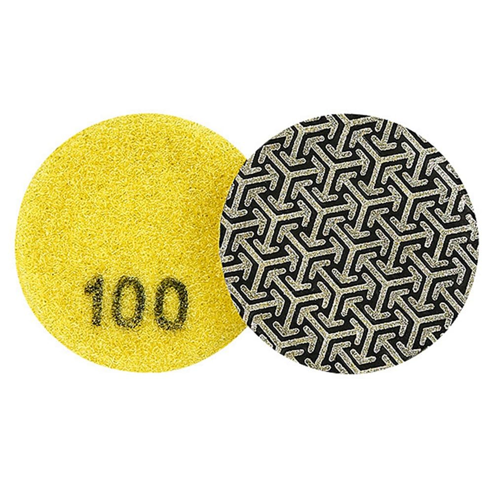 Vjsujehgy Polishing Pad Tile Glass Grinding Disc Tile Glass Deburring Disc Polishing Pad P100