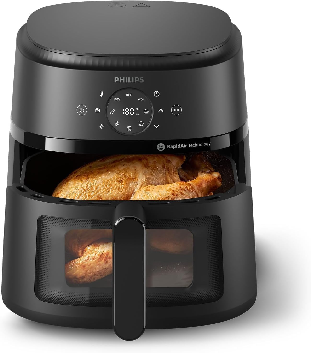 Philips Air Fryer 2000 Series Single basket 6.2L with Viewing Window