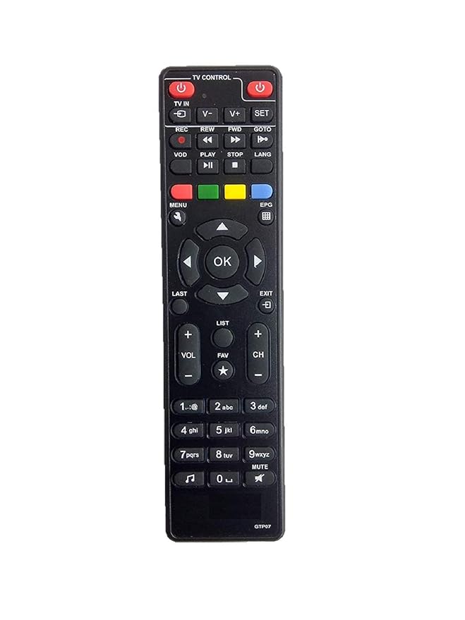 Buy BhalTech GTPL HD Setup Box Remote Control Compatible with GTPL HD