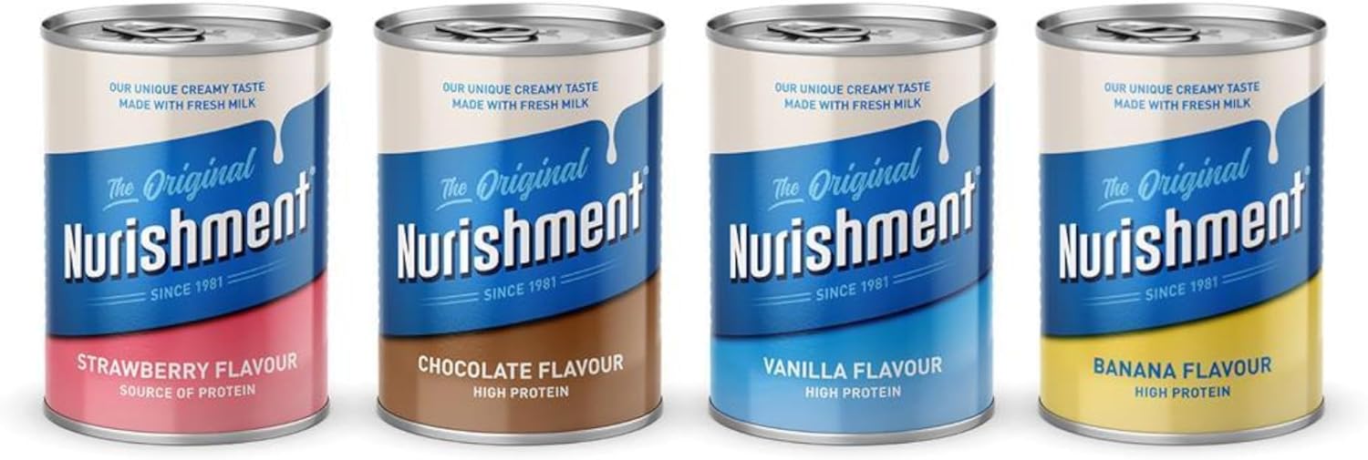 Nurishment Energy Drink Custom Case of 12 Choose From 4 Flavours