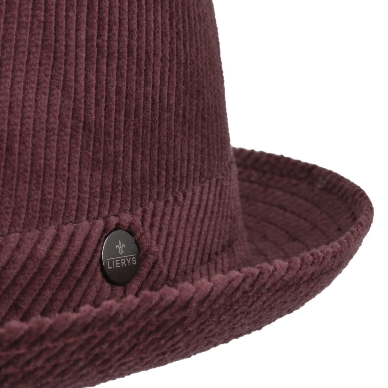 Lierys Classic Pork Pie Sombrero de Pana Hombre Otono Invierno