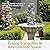 Sunnydaze Fairy Flower 42-Inch Solar Fountain with Battery Backup and LED Lights - Submersible Pump - Resin and Fiberglass