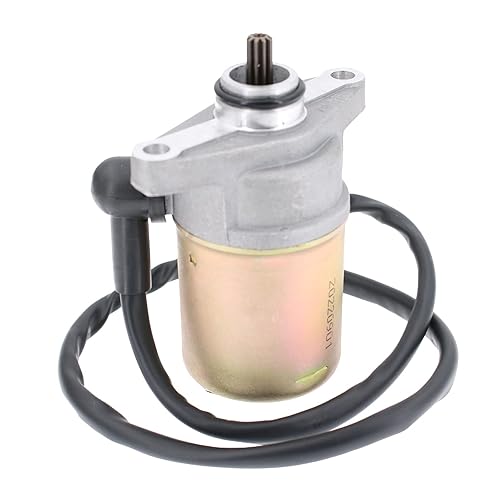 Miniatura 3 de Glixal ATMT1-209 GY6 49cc 50cc 80cc 100cc Motor de arranque duradero con cable para 4 tiempos 139QMA 139QMB 147QMD Scooter Ciclomotor ATV Go-Kart