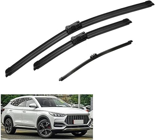 Juego de limpiaparabrisas delantero para BYD SONG PLUS 2020, 2021, 2022, accesorios de automóvil, limpiaparabrisas delantero, escobilla cortadora