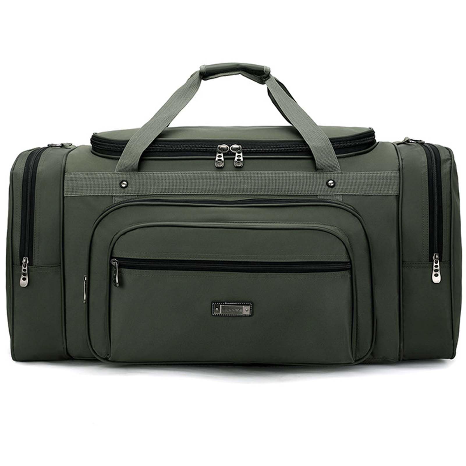 40L/70L Borsone Da Viaggio Borsone Palestra Borsa Sport Gym Travel Duffel Bag Borse Sportive Fitness Mare Cabin Bagaglio A Mano Impermeabile Grande Pieghevole con Scomparto Scarpe (Verde, Piccolo)