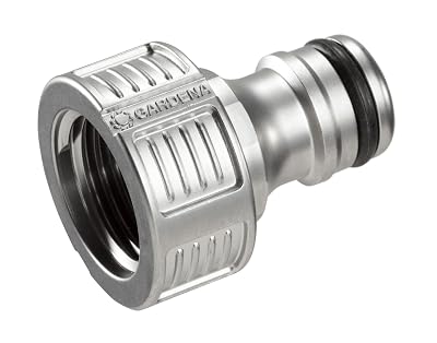 Nez de robinet Premium 21 mm (G 1/2 Pouce) de Gardena : adaptateur pour robinets, résistant au gel, emballé (18240-20)
