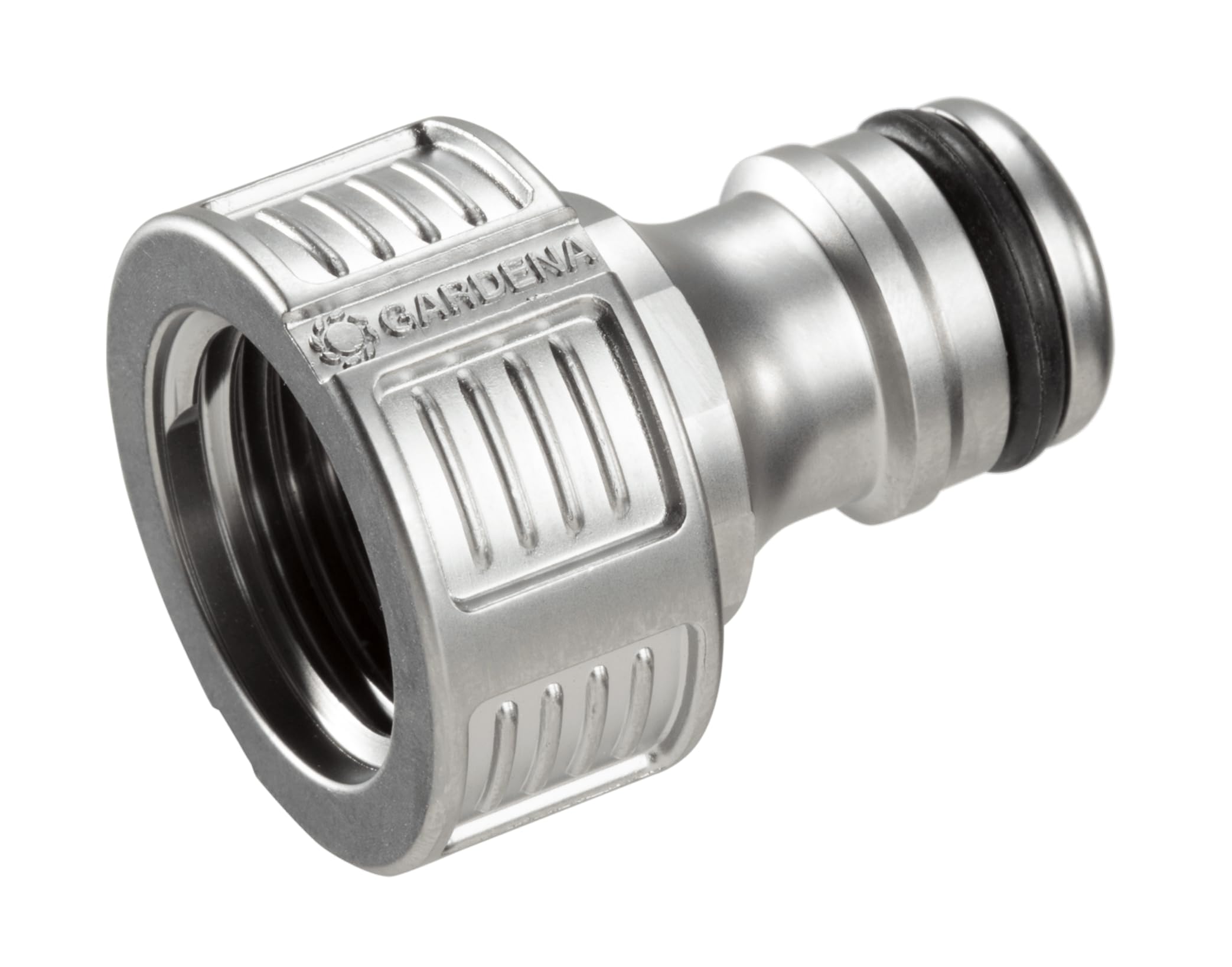 Gardena Hahnverbinder Premium 21 mm (G 1/2") – Silber