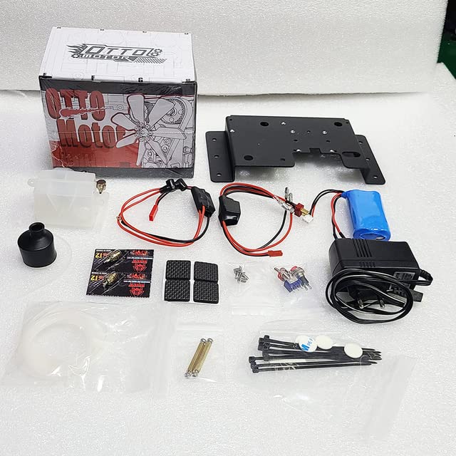 ТоуAE - FS-L200AC 2 Cylinder Air Cooled Nitro Engine Finished Model 4-stroke Methanol DIY Engine Model Kit Тоу (methanol version KIT)